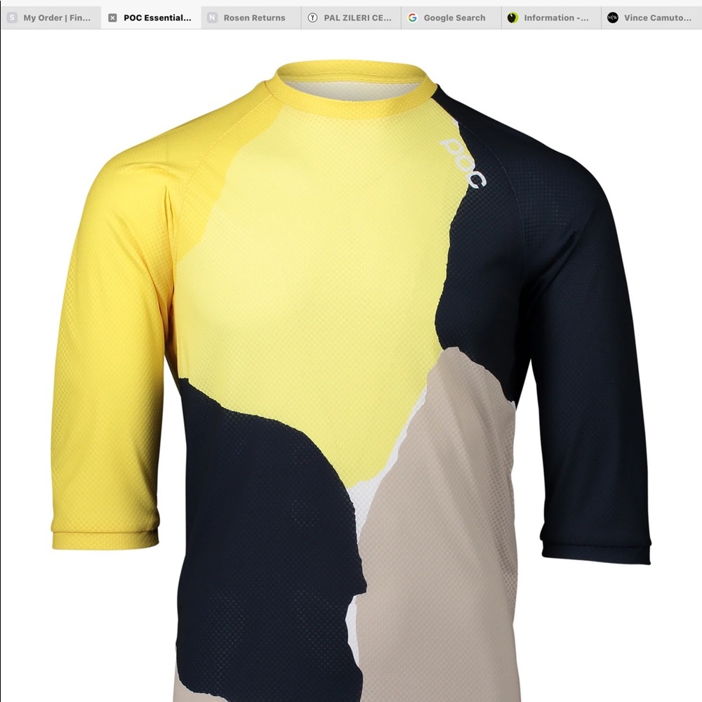 POC ESSENTIAL ENDURO 3/4 LIGHT JERSEY - MEN'S Size 3XL